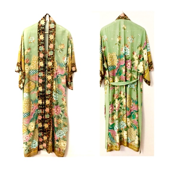 Maxi Kimono Floral Cover up - Picture 7 of 7
